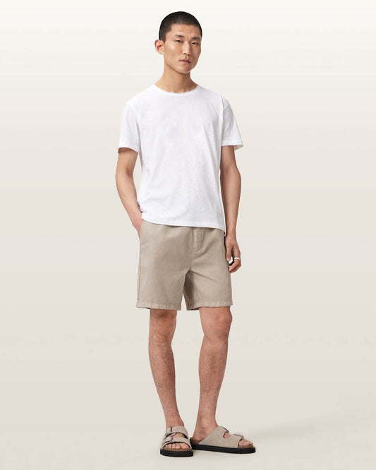 Antique White טי שירט Ramskull לגברים Flax ALLSAINTS