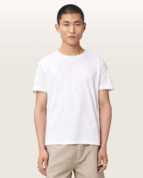 White Smoke טי שירט Ramskull לגברים Flax ALLSAINTS
