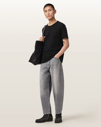 Antique White טי שירט Ramskull לגברים Flax ALLSAINTS