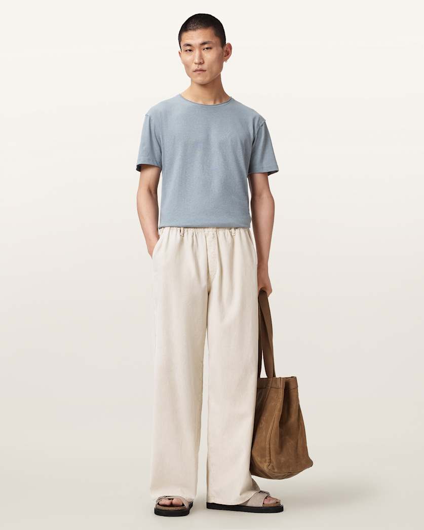 Seashell טי שירט Ramskull לגברים Flax ALLSAINTS