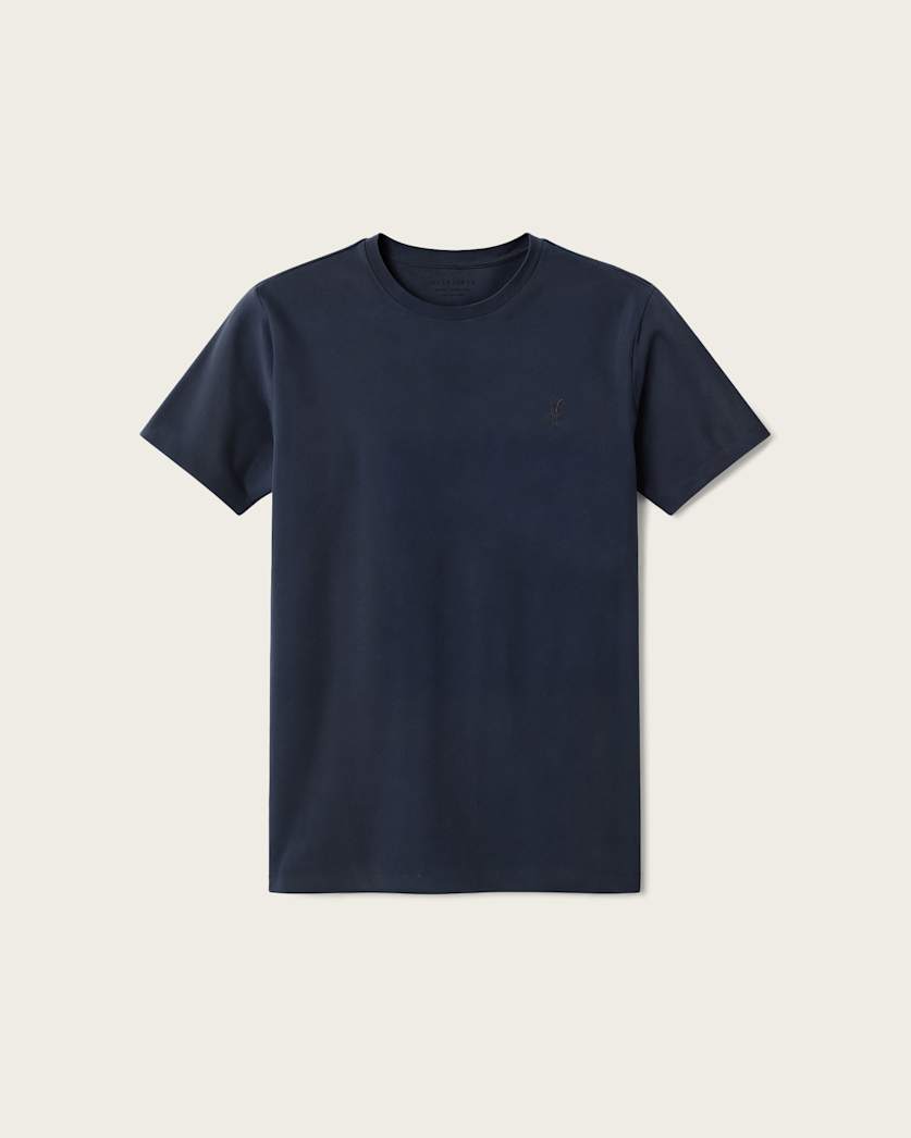 Dark Slate Gray טי שירט קצרה סלים לגברים Brace ALLSAINTS