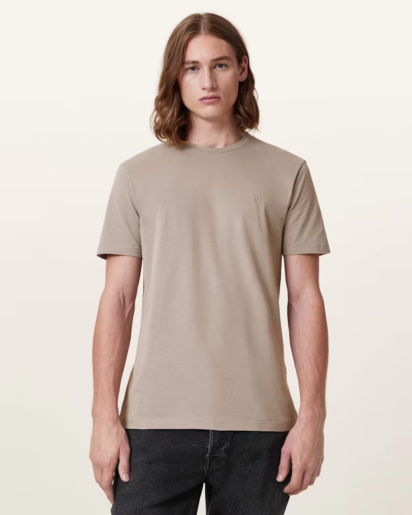 Light Gray טי-שירט קצרה לגברים Brace ALLSAINTS