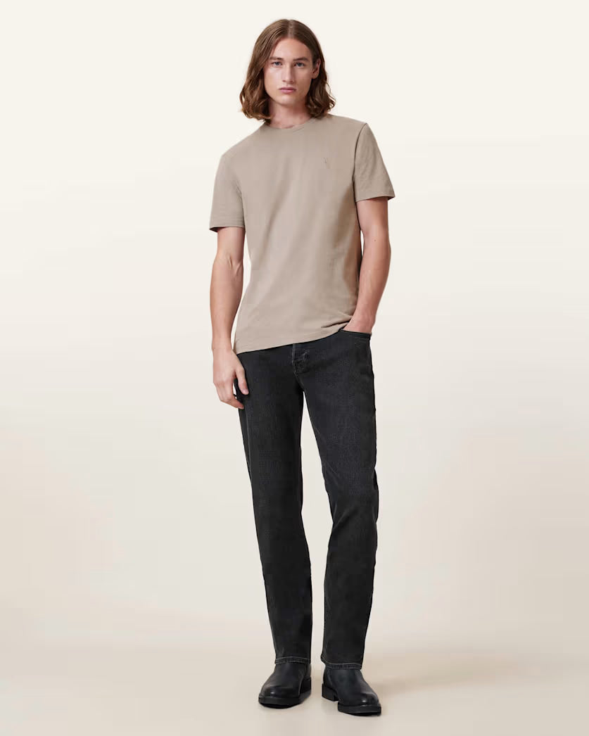 Antique White טי-שירט קצרה לגברים Brace ALLSAINTS