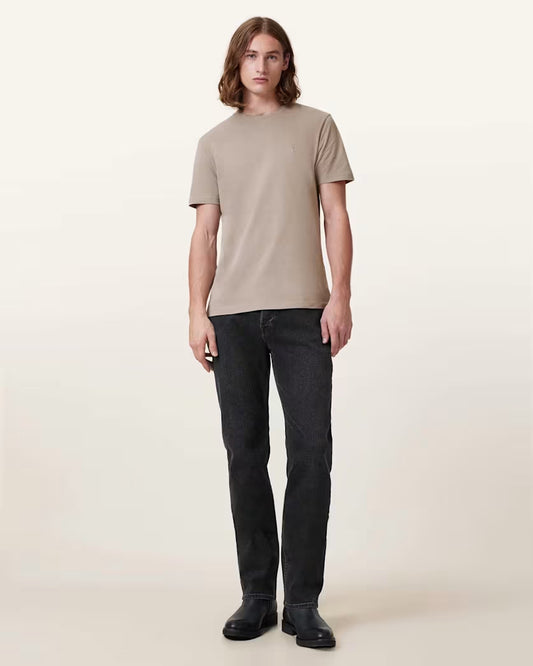 Antique White טי-שירט קצרה לגברים Brace ALLSAINTS