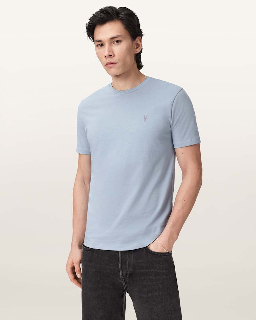 Seashell טי שירט קצרה לגברים Washed Tee ALLSAINTS