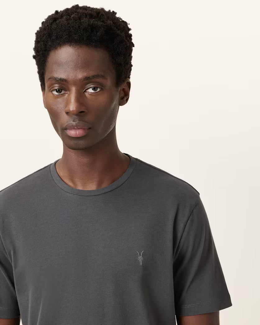 Beige טי שירט קצרה לגברים Brace ALLSAINTS