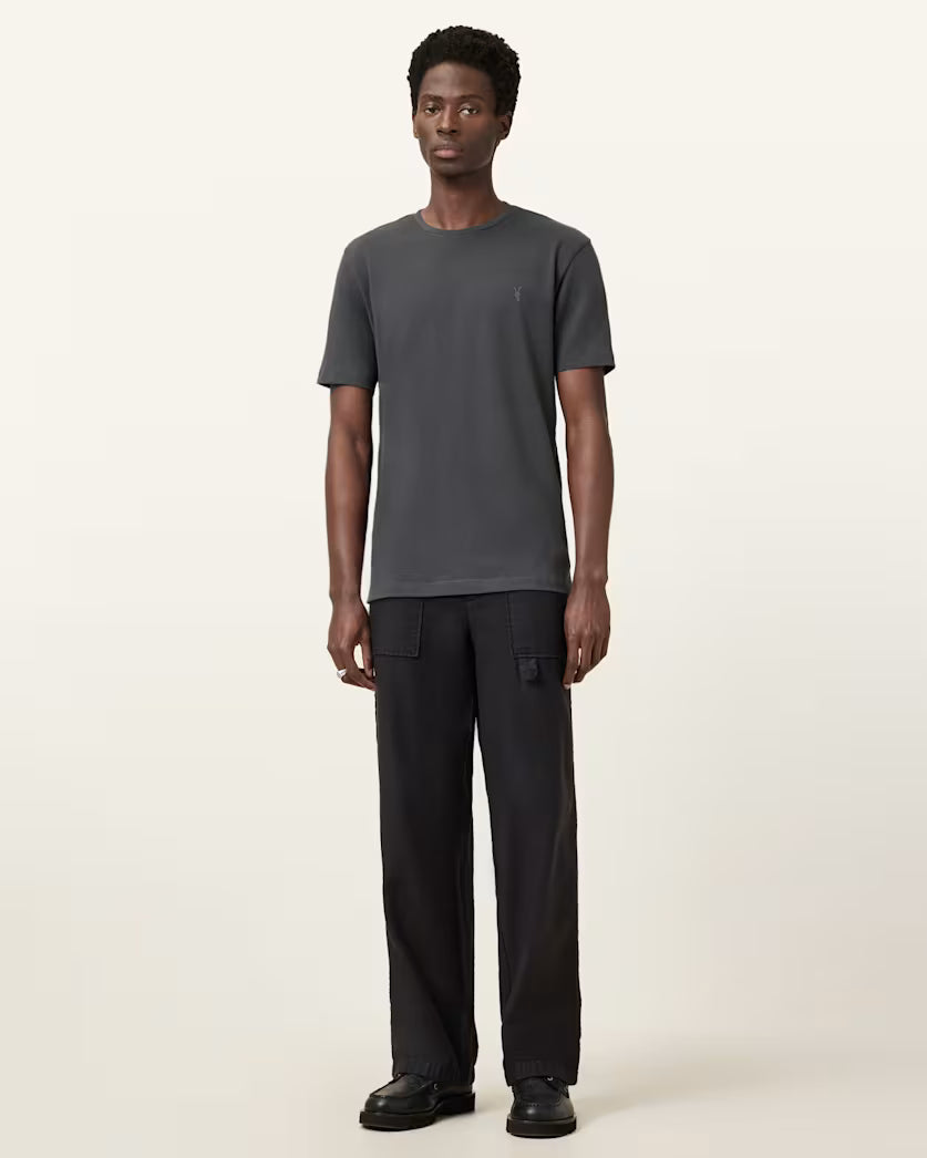 Dark Slate Gray טי שירט קצרה לגברים Brace ALLSAINTS