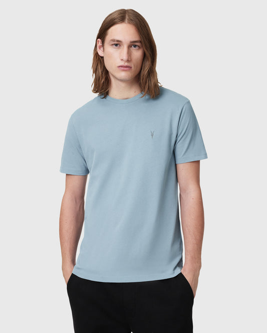 Light Gray טי שירט קצרה לגברים Brace ALLSAINTS