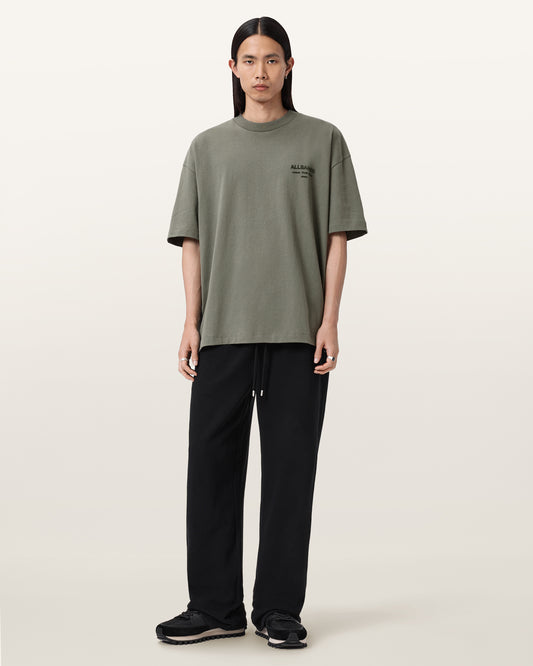 Antique White טי שירט קצרה לגברים Xander ALLSAINTS