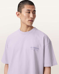 Seashell טי שירט קצרה לגברים Xander SS Crew ALLSAINTS
