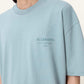 Light Steel Blue טי שירט קצרה לגברים Xander SS Crew ALLSAINTS