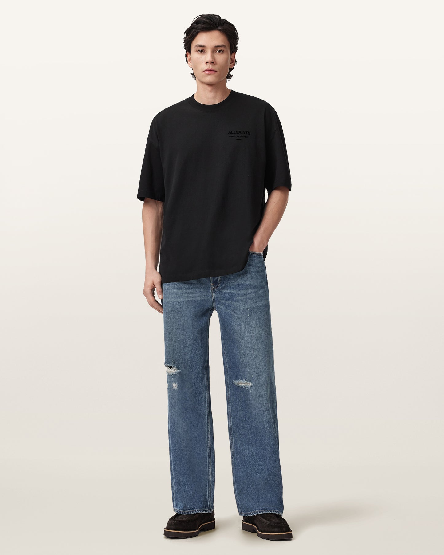 Seashell טי שירט קצרה לגברים Xander ALLSAINTS