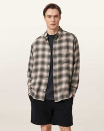 Seashell טי שירט קצרה לגברים Xander Ss Crew ALLSAINTS