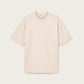 Antique White טי שירט קצרה לגברים Xander Ss Crew ALLSAINTS