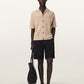 Seashell חולצה מכופתרת קצרה סריג לגברים Arktx Open Stitch ALLSAINTS