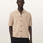 Seashell חולצה מכופתרת קצרה סריג לגברים Arktx Open Stitch ALLSAINTS
