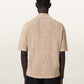 Seashell חולצה מכופתרת קצרה סריג לגברים Arktx Open Stitch ALLSAINTS