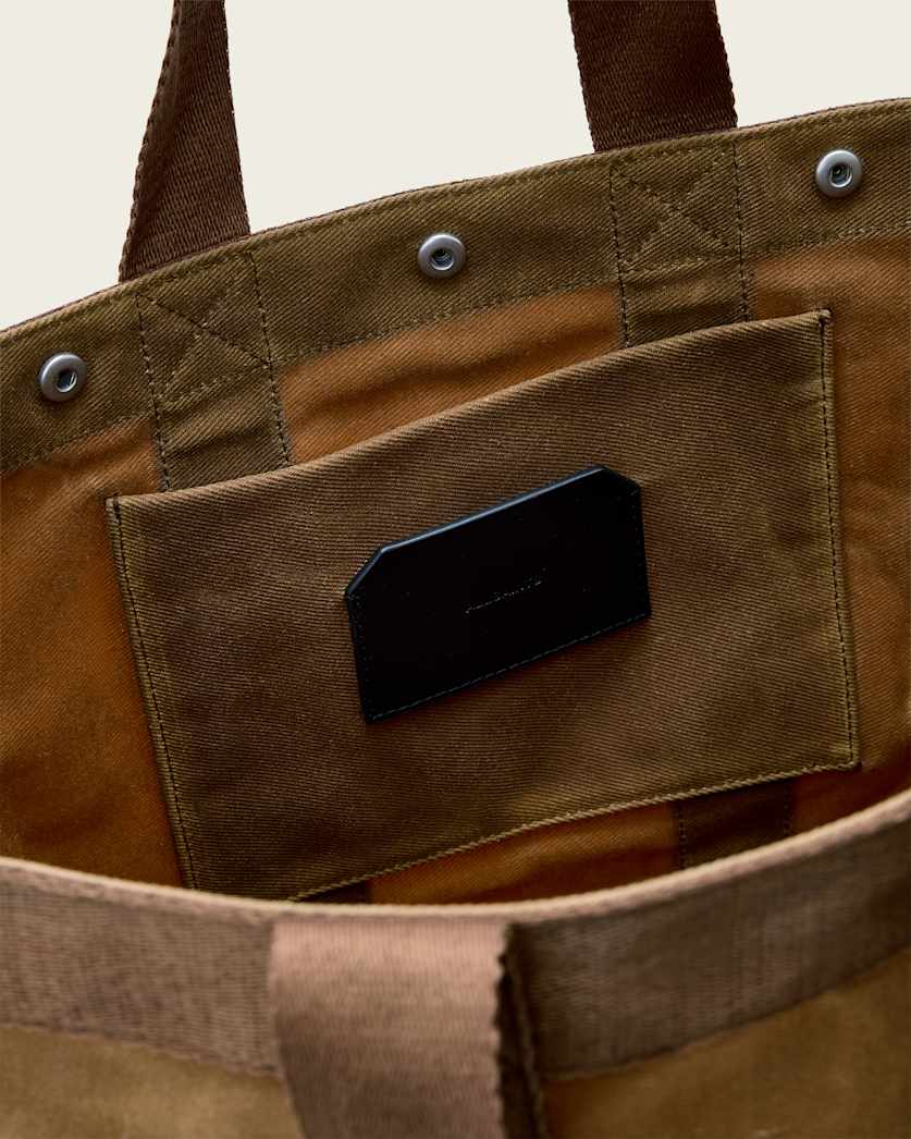 Saddle Brown תיק טוט קנבס לגברים Layo ALLSAINTS