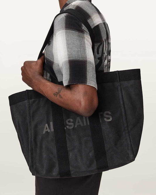 Dark Slate Gray תיק טוט קנבס לגברים Layo ALLSAINTS