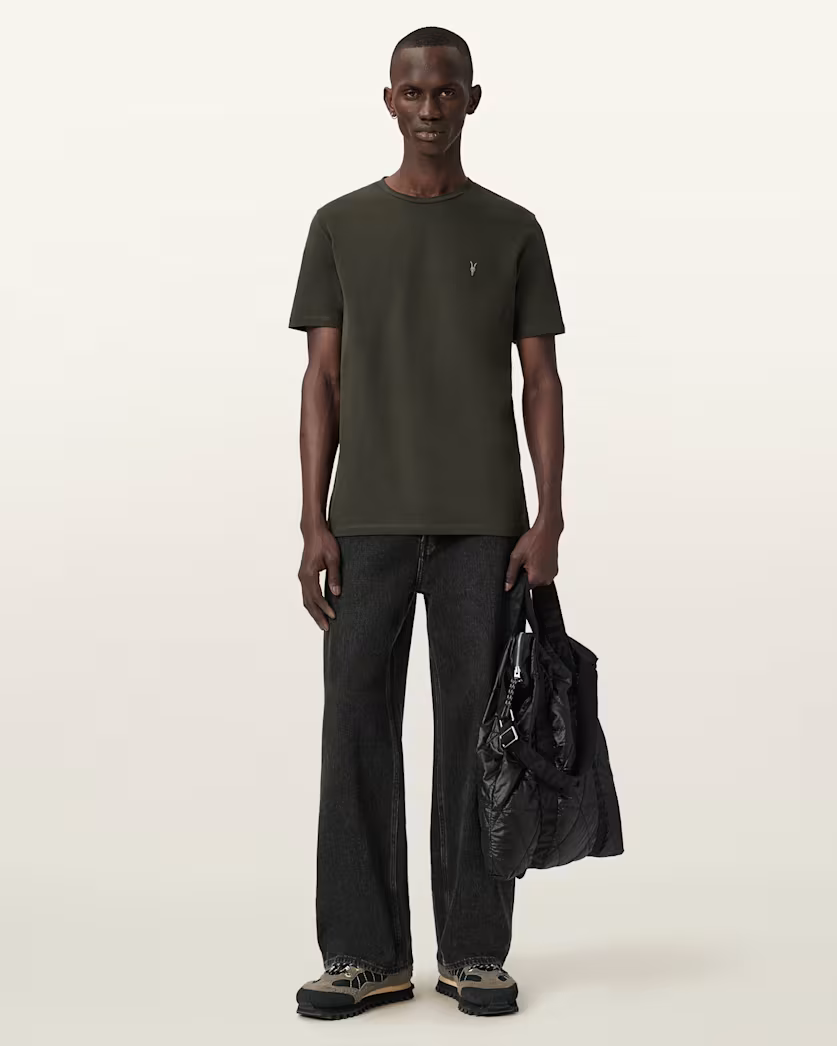 Dark Slate Gray מארז שלישיית טי שירטס לגברים Brace ALLSAINTS