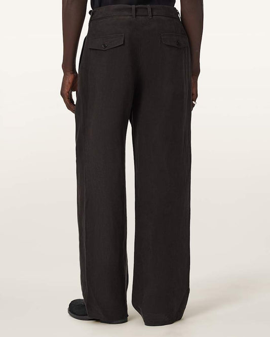 Dark Slate Gray מכנסי פשתן לגברים Marko ALLSAINTS