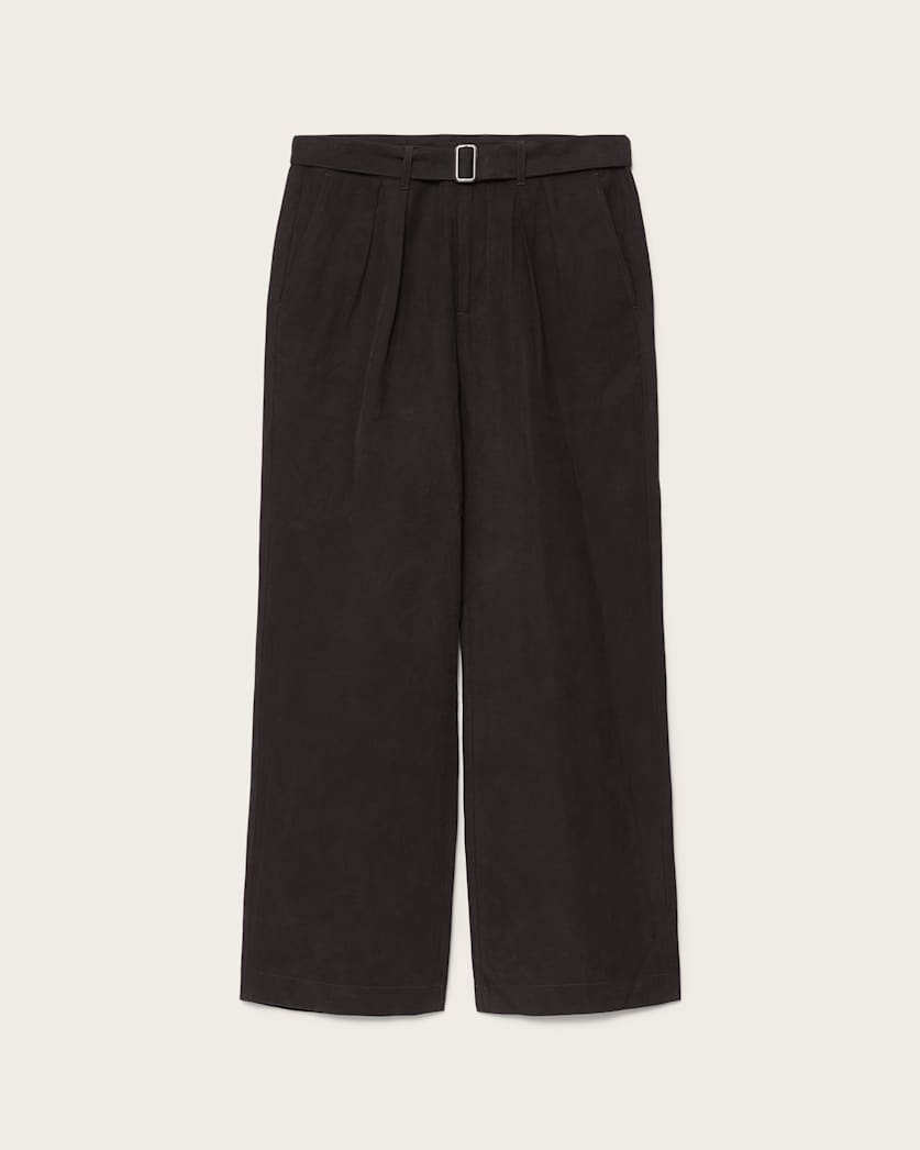 Dark Slate Gray מכנסי פשתן לגברים Marko ALLSAINTS