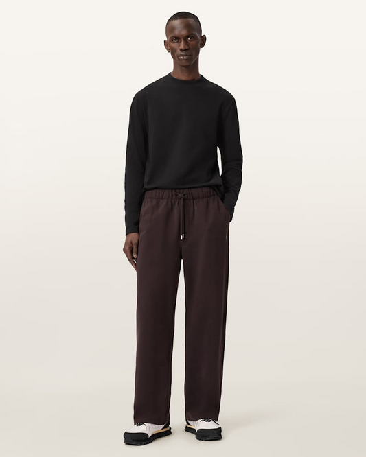 Black מכנסי טרנינג לגברים Asher Sweatpant ALLSAINTS