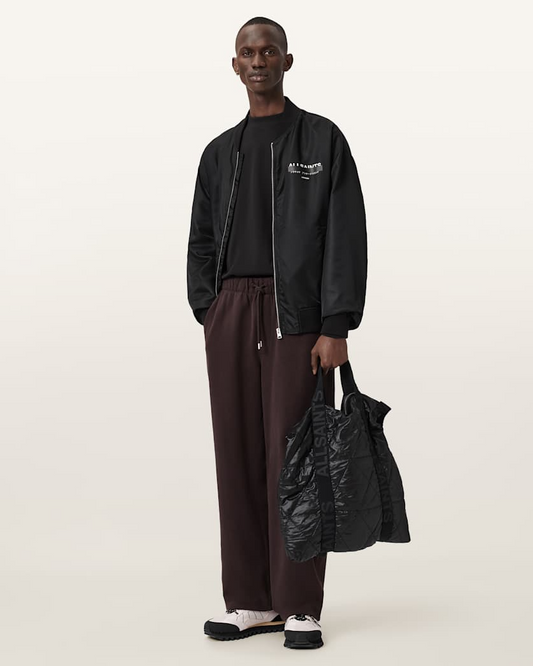 Black מכנסי טרנינג לגברים Asher Sweatpant ALLSAINTS