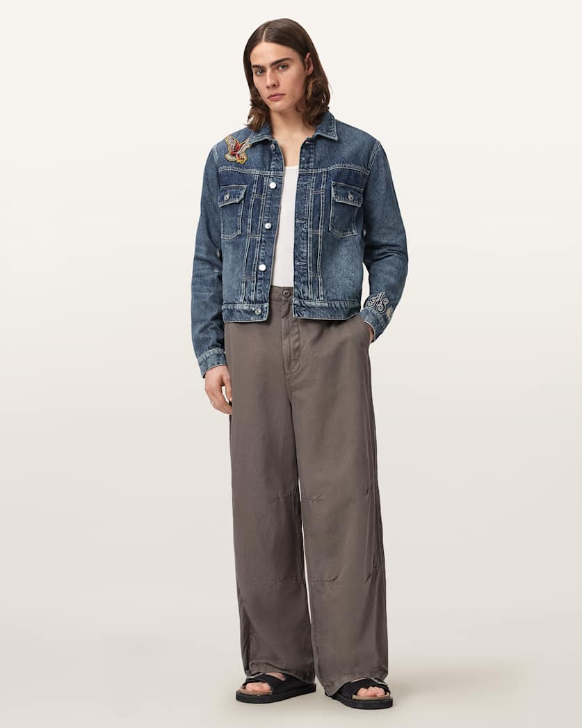 Antique White מכנסיים ארוכים לגברים Echo Trouser ALLSAINTS