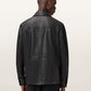 Dark Slate Gray ג'קט עור לגברים Biker Jacket ALLSAINTS