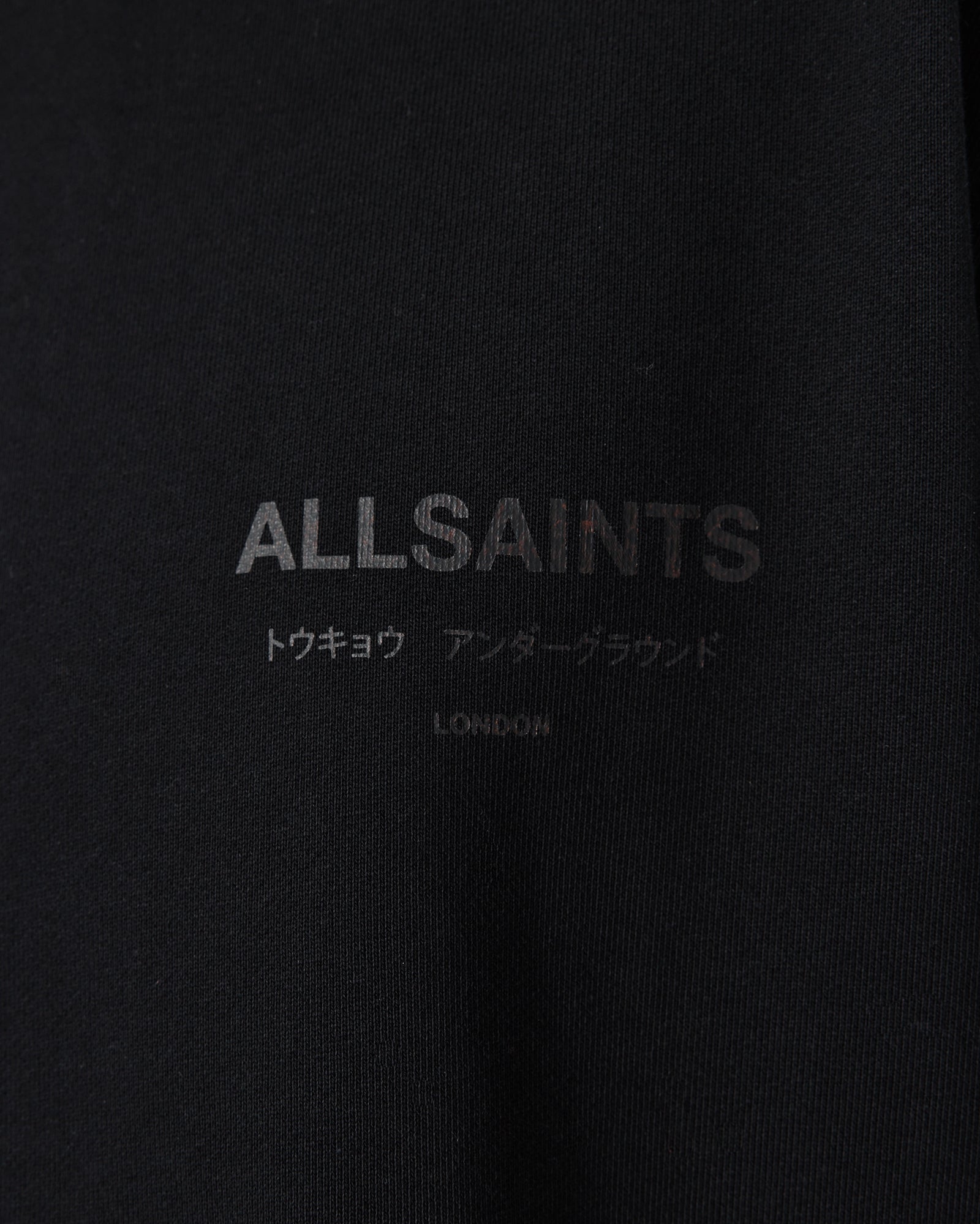 Black סווטשירט לגברים Underground ALLSAINTS