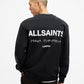 Black סווטשירט מפתח עגול לגברים Underground ALLSAINTS