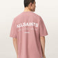 Seashell טי שירט קצרה אוברסייז לגברים Backstage ALLSAINTS