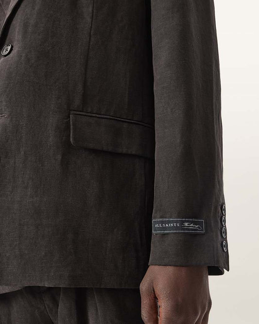 Dark Slate Gray בלייזר פשתן לגברים Marko ALLSAINTS