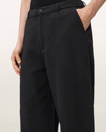 Black מכנסיים ארוכים לגברים Taiko ALLSAINTS