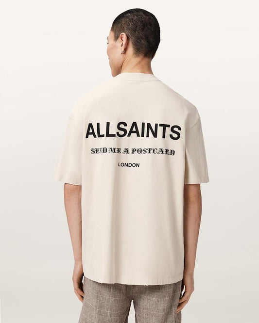 Seashell טי שירט גרפית אוברסייז לגברים Dreamer ALLSAINTS