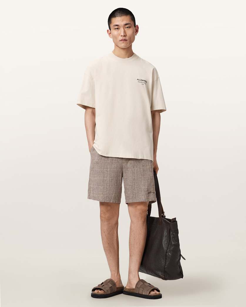 Seashell טי שירט גרפית אוברסייז לגברים Dreamer ALLSAINTS