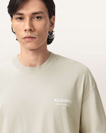 Seashell טי שירט גרפית אוברסייז לגברים Dreamer ALLSAINTS