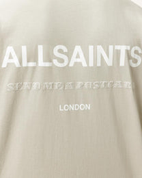 Gray טי שירט גרפית אוברסייז לגברים Dreamer ALLSAINTS