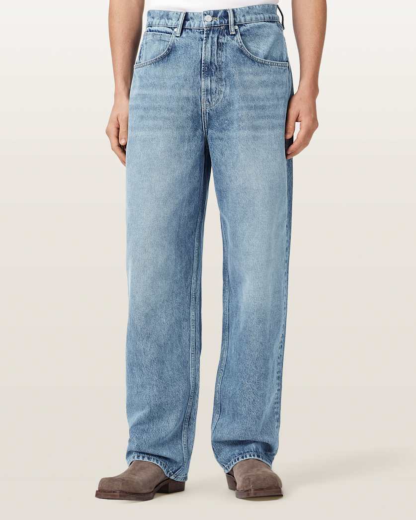 Antique White ג'ינס רפוי לגברים Rivet - Relaxed Fit ALLSAINTS