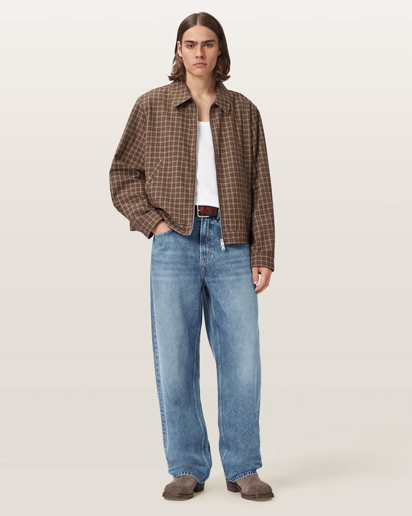 Light Gray ג'ינס רפוי לגברים Rivet - Relaxed Fit ALLSAINTS