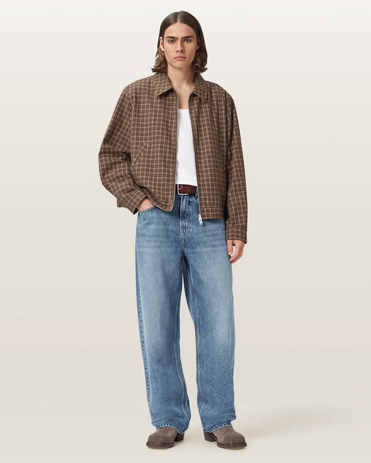 Light Gray ג'ינס רפוי לגברים Rivet - Relaxed Fit ALLSAINTS
