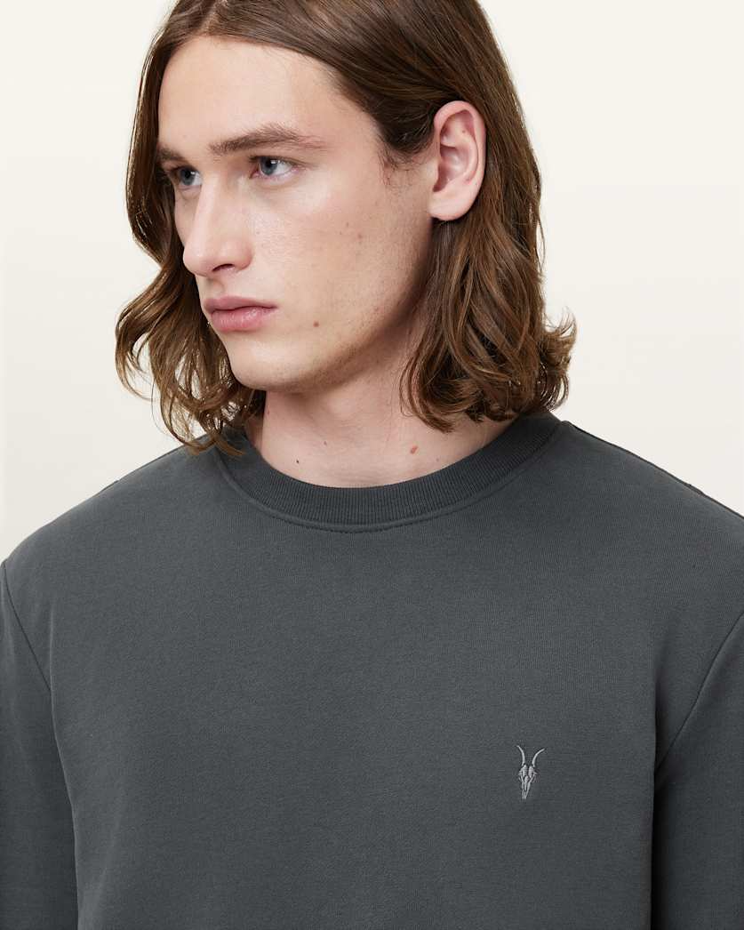 Light Gray סווטשירט לגברים Raven ALLSAINTS