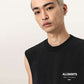 Black גופיה לגברים Underground Sl Crew ALLSAINTS