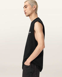 Seashell גופיה לגברים Underground Sl Crew ALLSAINTS
