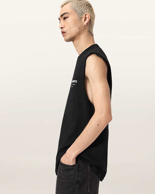 Seashell גופיה לגברים Underground Sl Crew ALLSAINTS