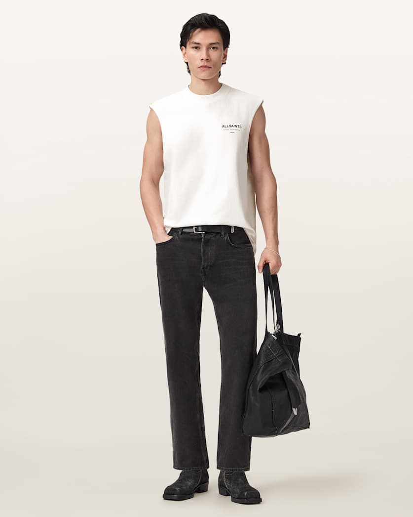 Seashell גופיה לגברים Underground Sl Crew ALLSAINTS