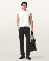 Seashell גופיה לגברים Underground Sl Crew ALLSAINTS