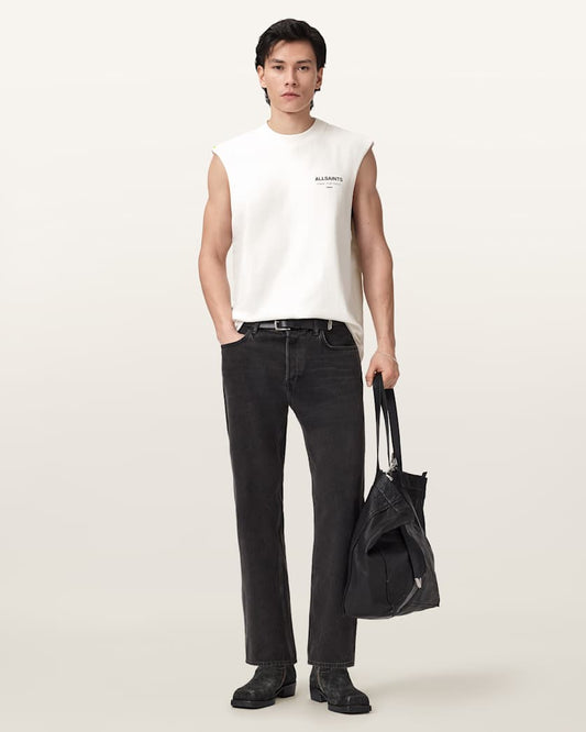 Seashell גופיה לגברים Underground Sl Crew ALLSAINTS