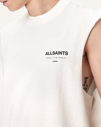 Seashell גופיה לגברים Underground Sl Crew ALLSAINTS